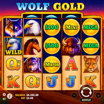 SavaSpin - Wolf Gold Slot Game - Premium Pokies